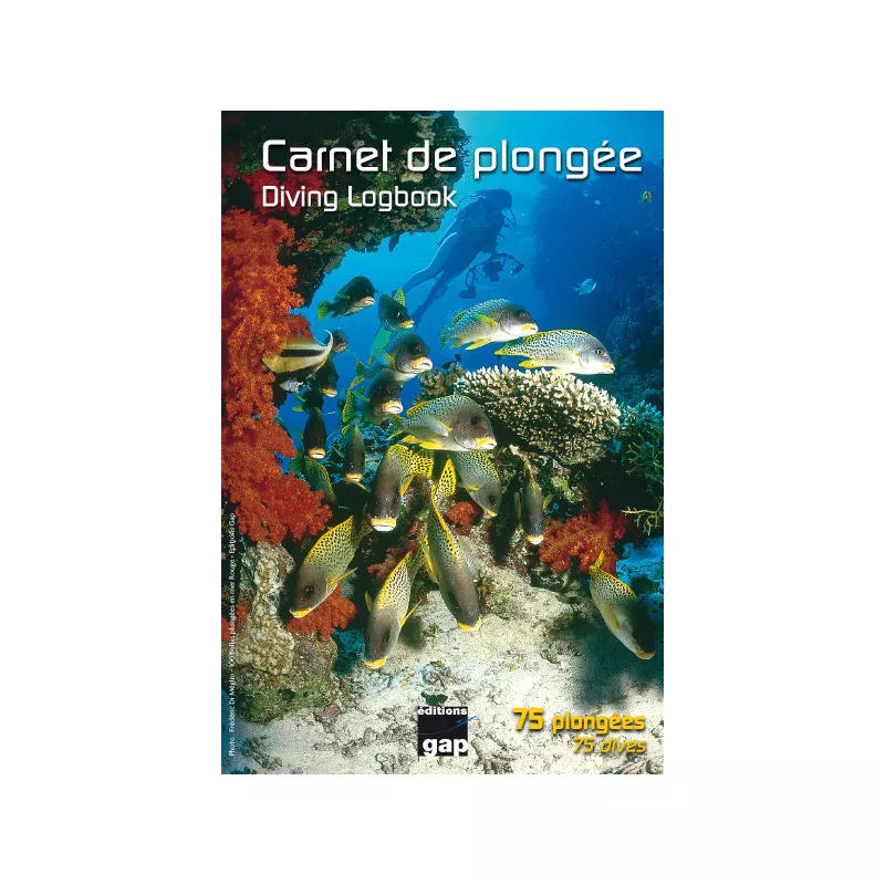 Carnet de Plongée GAP (Couverture Poissons)  - GAP