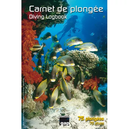 Carnet de Plongée GAP (Couverture Poissons)  - GAP