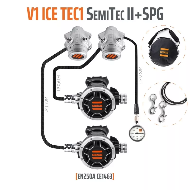 Détendeur V1-TEC1 semi-tec 2 SET TECLINE  - Tecline