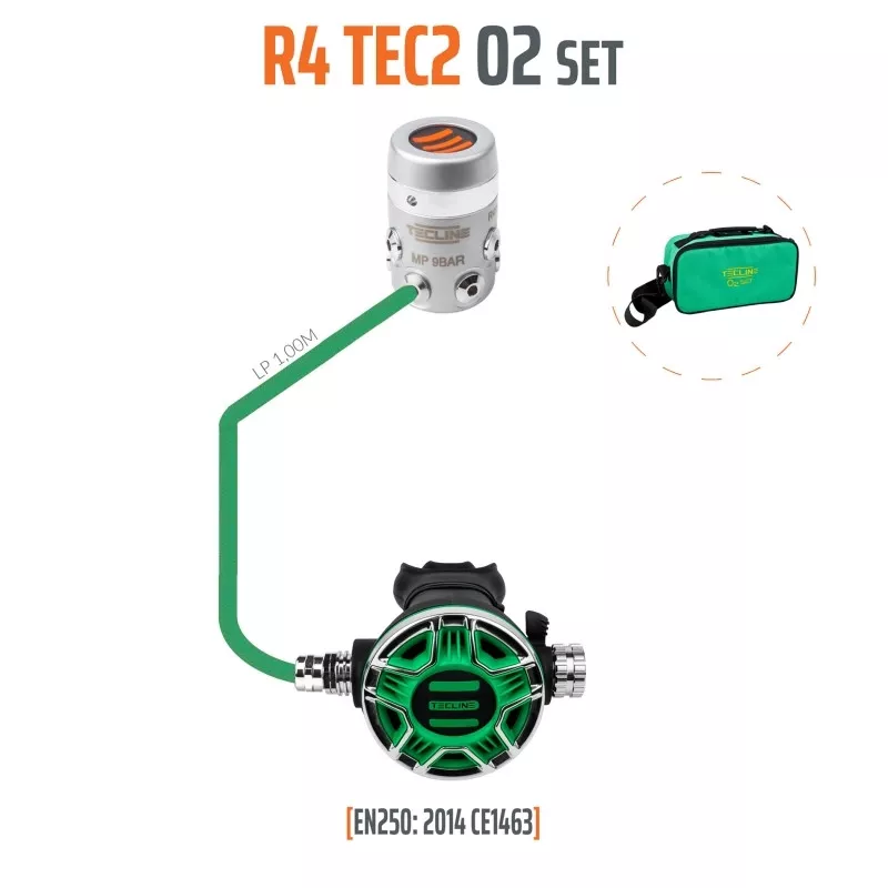 detendeur R4-TEC2 O2 SET M26 - TECLINE  - Tecline