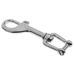 Mousqueton Inox pour flexible 86mm  - Diving Equipement