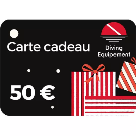 Carte cadeau 50€  - Diving Equipement