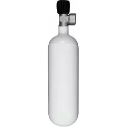 Bouteille acier 1L - 200 bar avec robinet  -