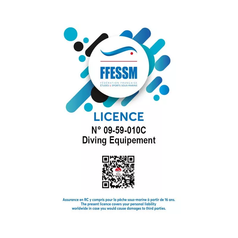 Licence Enfant 2025 - FFESSM  - Diving Equipement