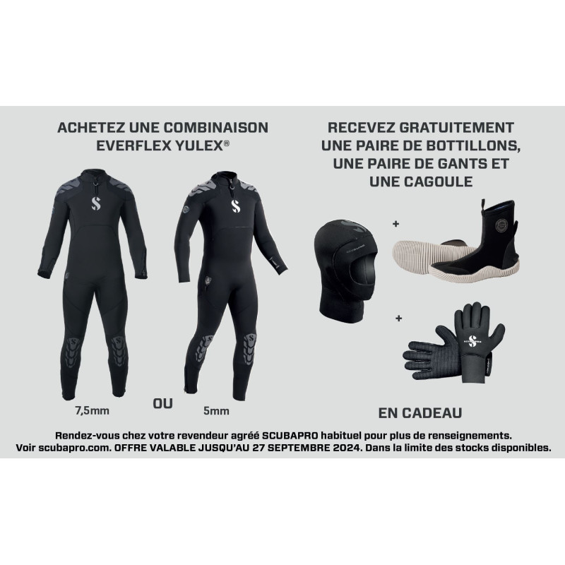 Pack Everflex Yulex 7.5/5mm homme- Scubapro  - Scubapro