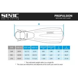 Palmes Propulsion - Seac  - Seac Sub